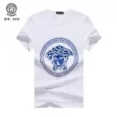 versace vintage logo-print t-shirt cool poseidon medusa white blue